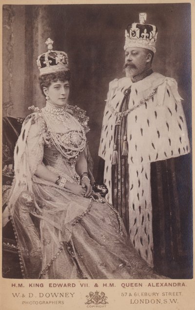 Queen Alexandra and King Edward VII by William and Daniel Downey